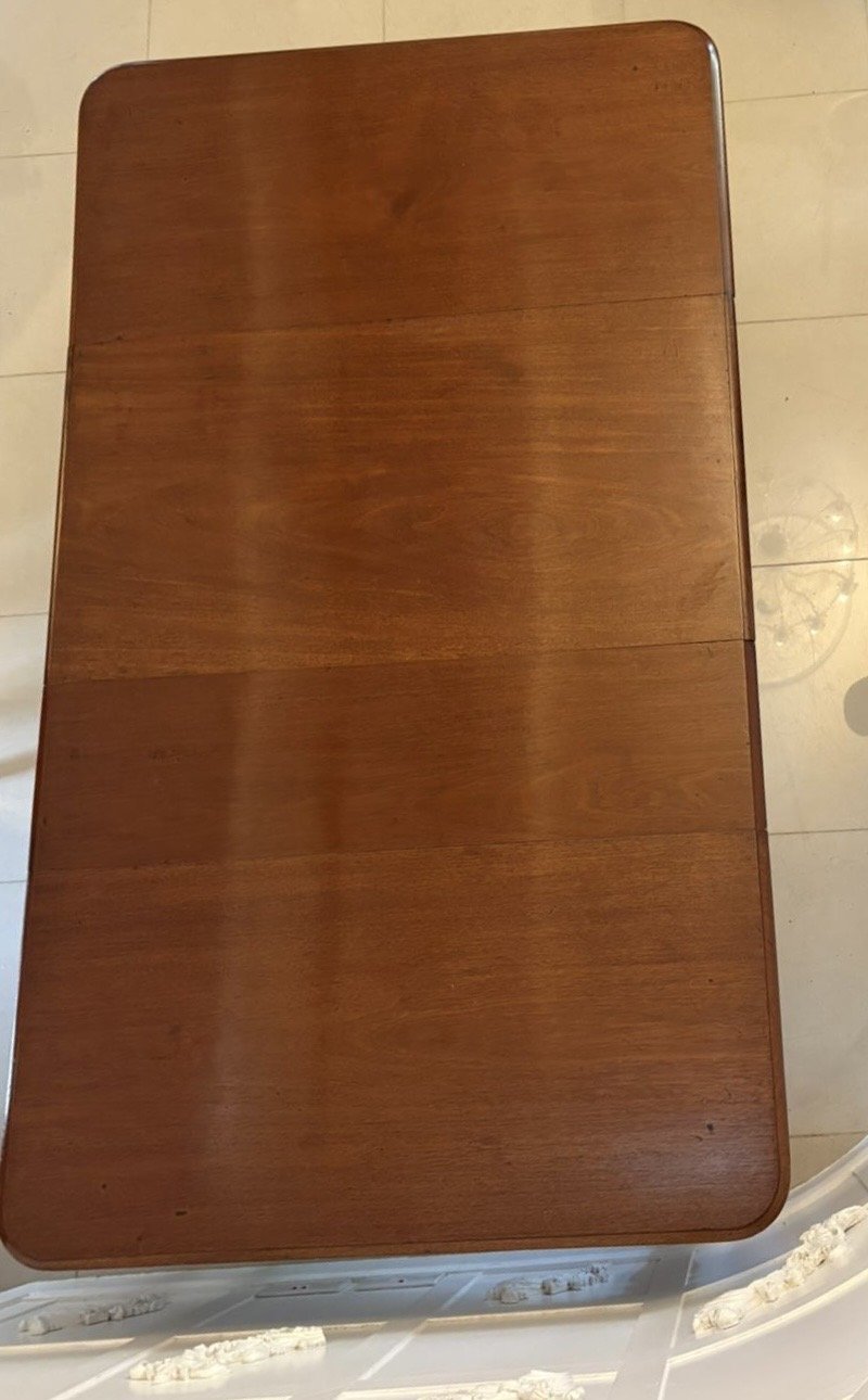 Antique Victorian Quality Mahogany 10 Seater Extending Dining Table - Image 7